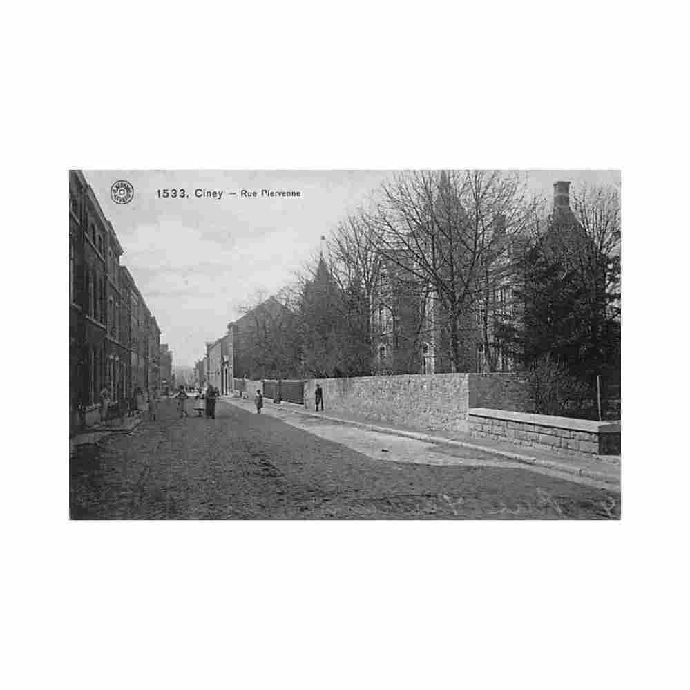belgique ciney namur rue piervenne Vintage A4 Photo Print