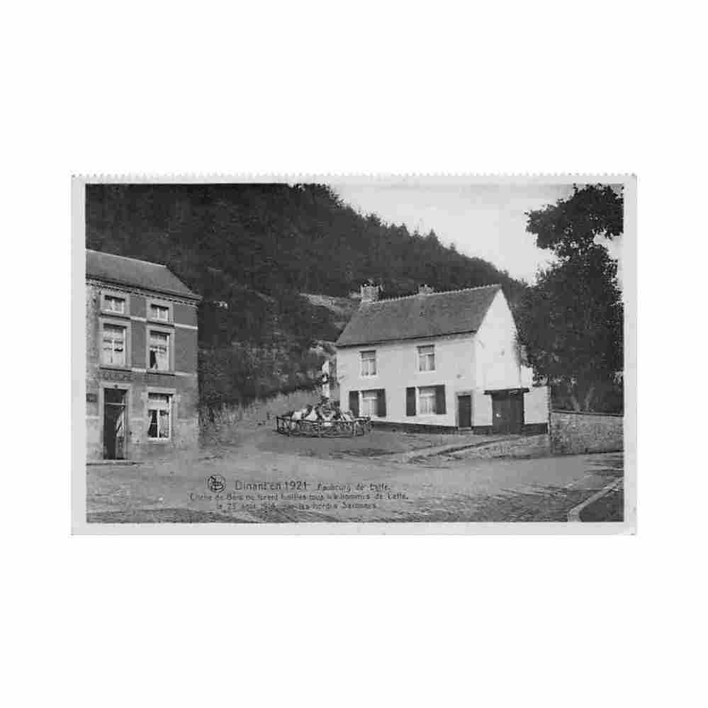 belgique dinant en 1921 namur faubourg de leffe Vintage A4 Photo Print