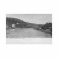 belgique dinant namur la meuse prise du pont Vintage A4 Photo Print