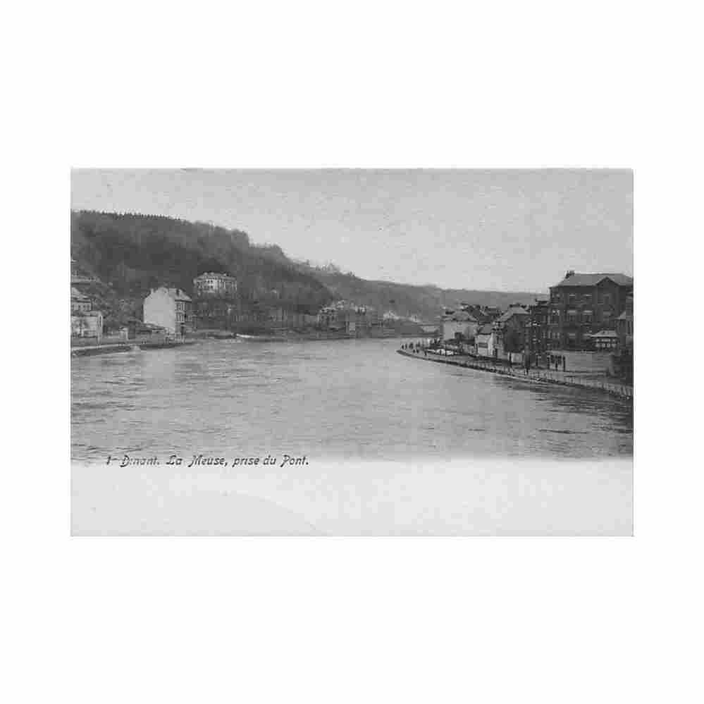 belgique dinant namur la meuse prise du pont Vintage A4 Photo Print