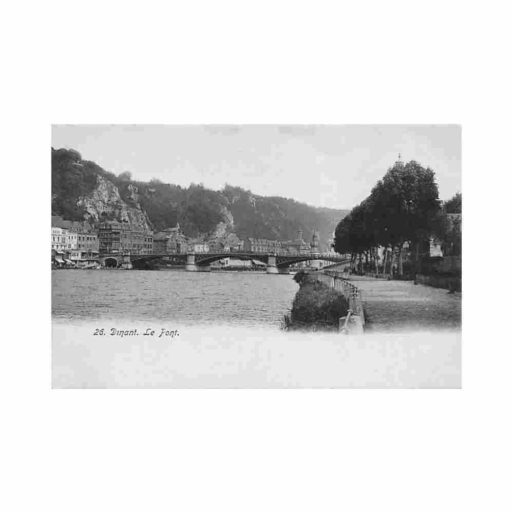 belgique dinant namur le pont Vintage A4 Photo Print