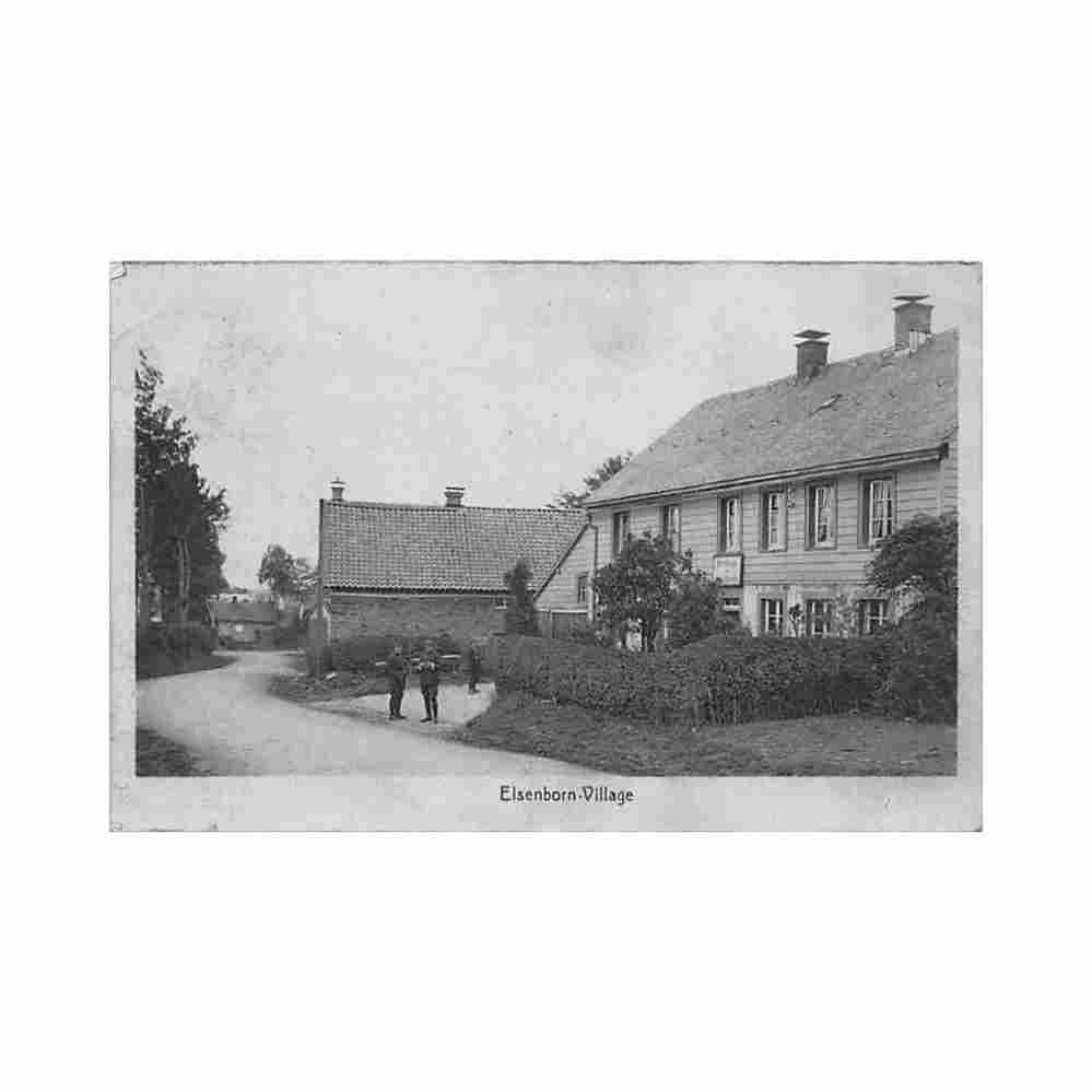 belgique elsenborn liege le village Vintage A4 Photo Print