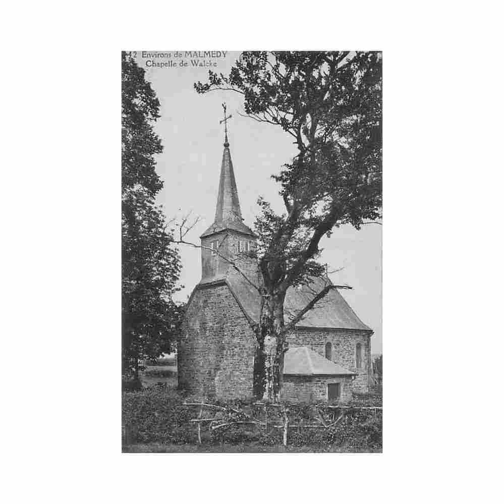 belgique environs de malmedy liege chapelle de walcke Vintage A4 Photo Print