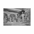 belgique exposition de bruxelles 1910 pavillon du champagne moet et chandon le pressage Vintage A4 Photo Print