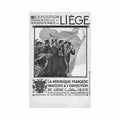 belgique exposition de liege 1905 la republique francaise Vintage A4 Photo Print