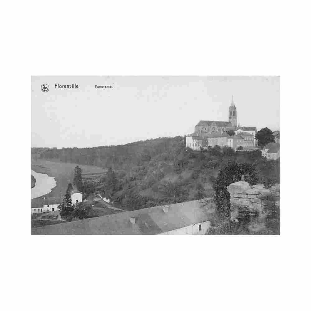 belgique florenville lux panorama Vintage A4 Photo Print
