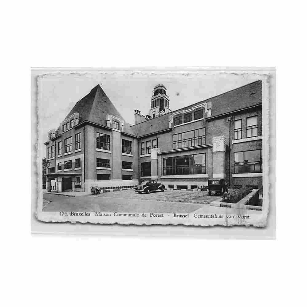 belgique forest brux cap maison communale Vintage A4 Photo Print