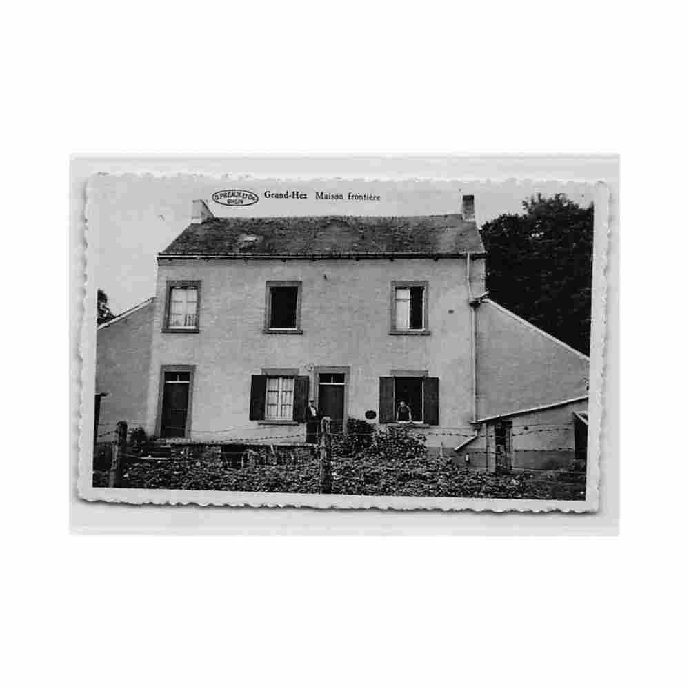 belgique grand hez lux maison frontiere Vintage A4 Photo Print