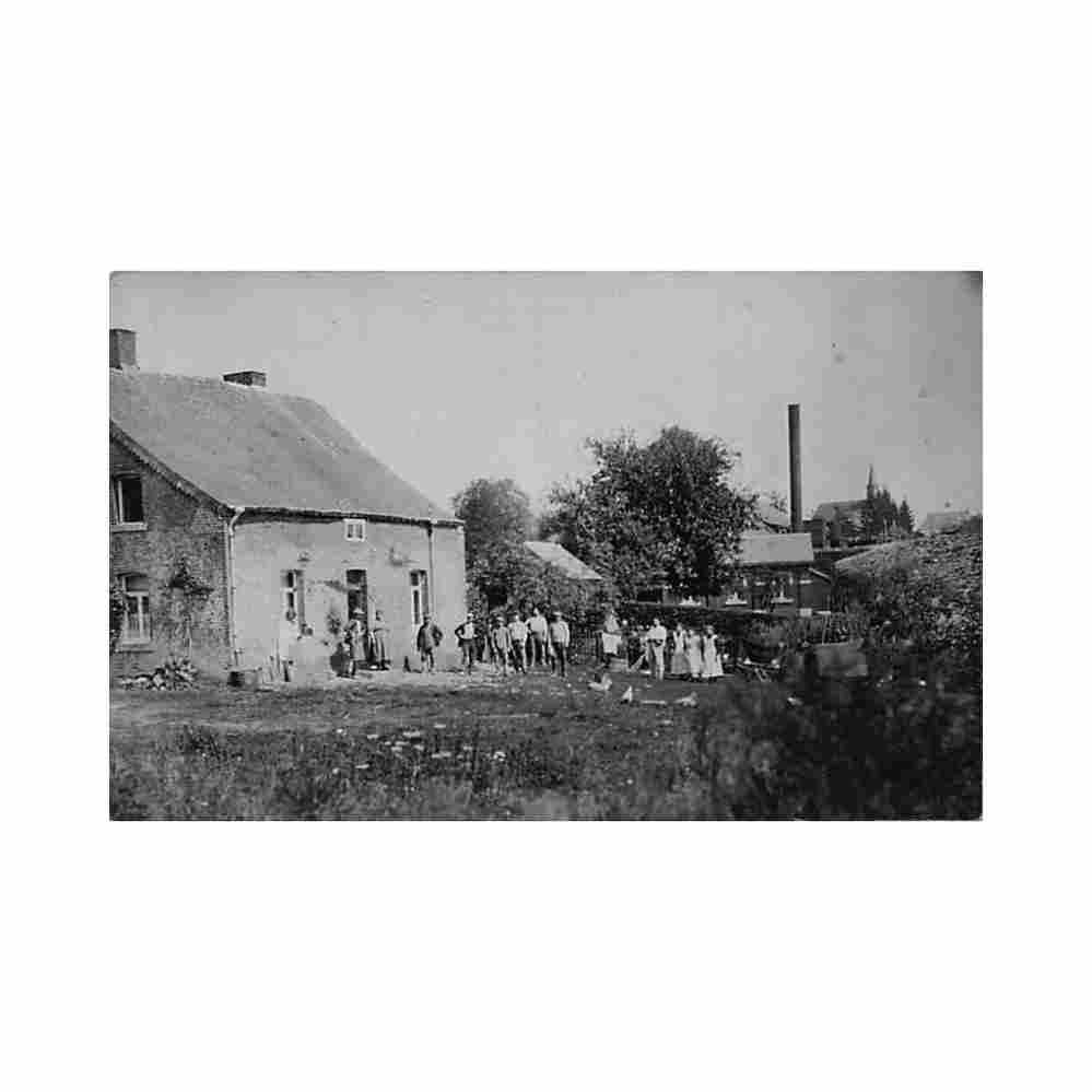 belgique haine saint pierre hainaut carte Vintage A4 Photo Print