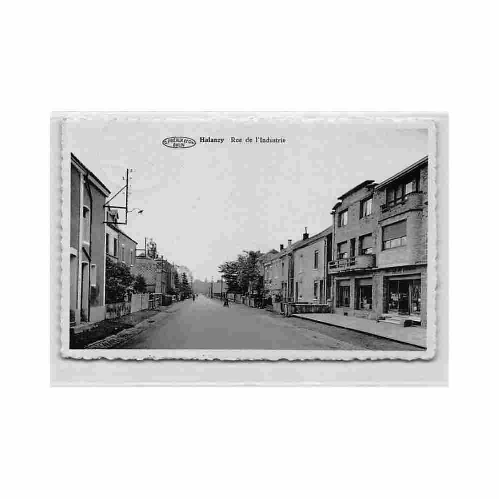 belgique halanzy prov lux rue de l industrie Vintage A4 Photo Print
