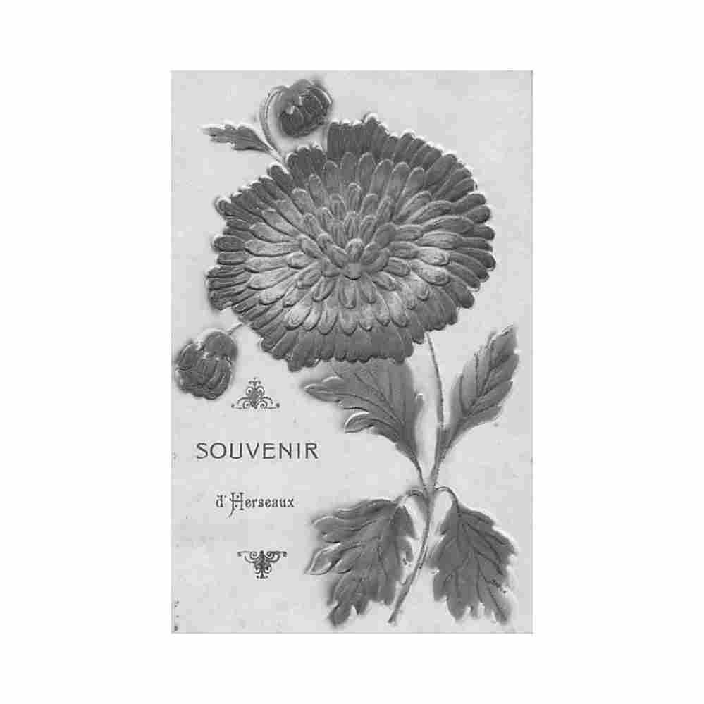 belgique herseaux hainaut souvenir de Vintage A4 Photo Print