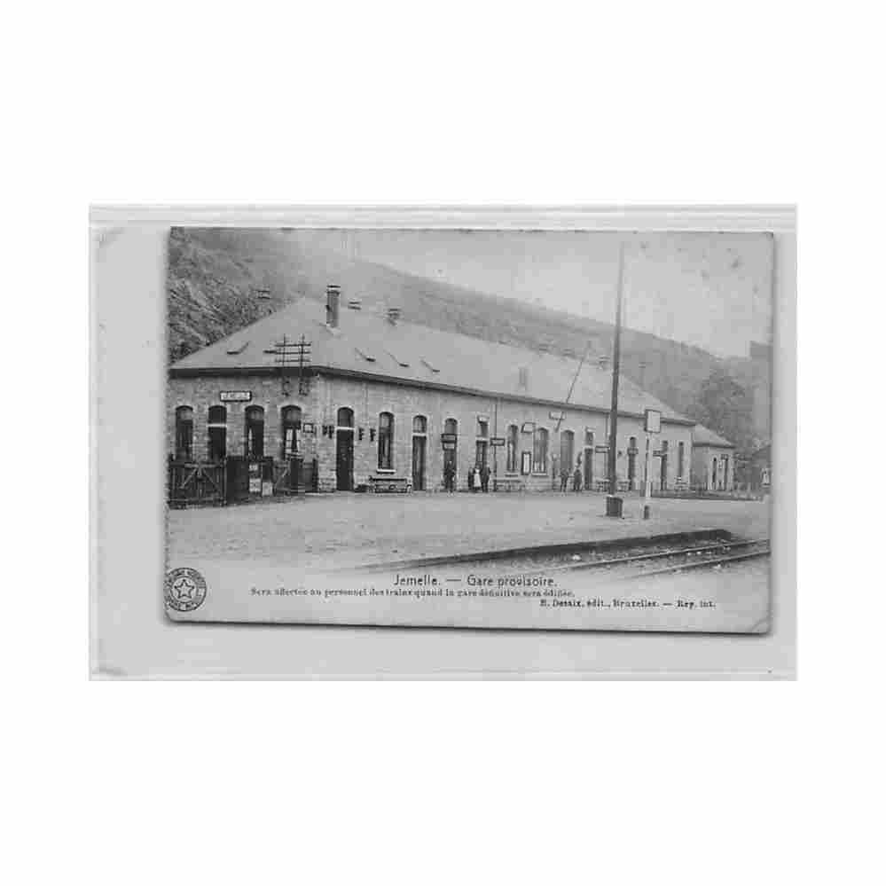 belgique jemelle namur la gare provisoire Vintage A4 Photo Print