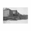 belgique la louviere hainaut la gare Vintage A4 Photo Print