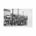 belgique la louviere hainaut remise du drapeau de la postale restaurant Vintage A4 Photo Print