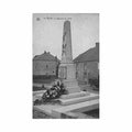 belgique le bruly namur le monument aux morts camion de livraison de la boulangerie l economie a couvin Vintage A4 Photo Print