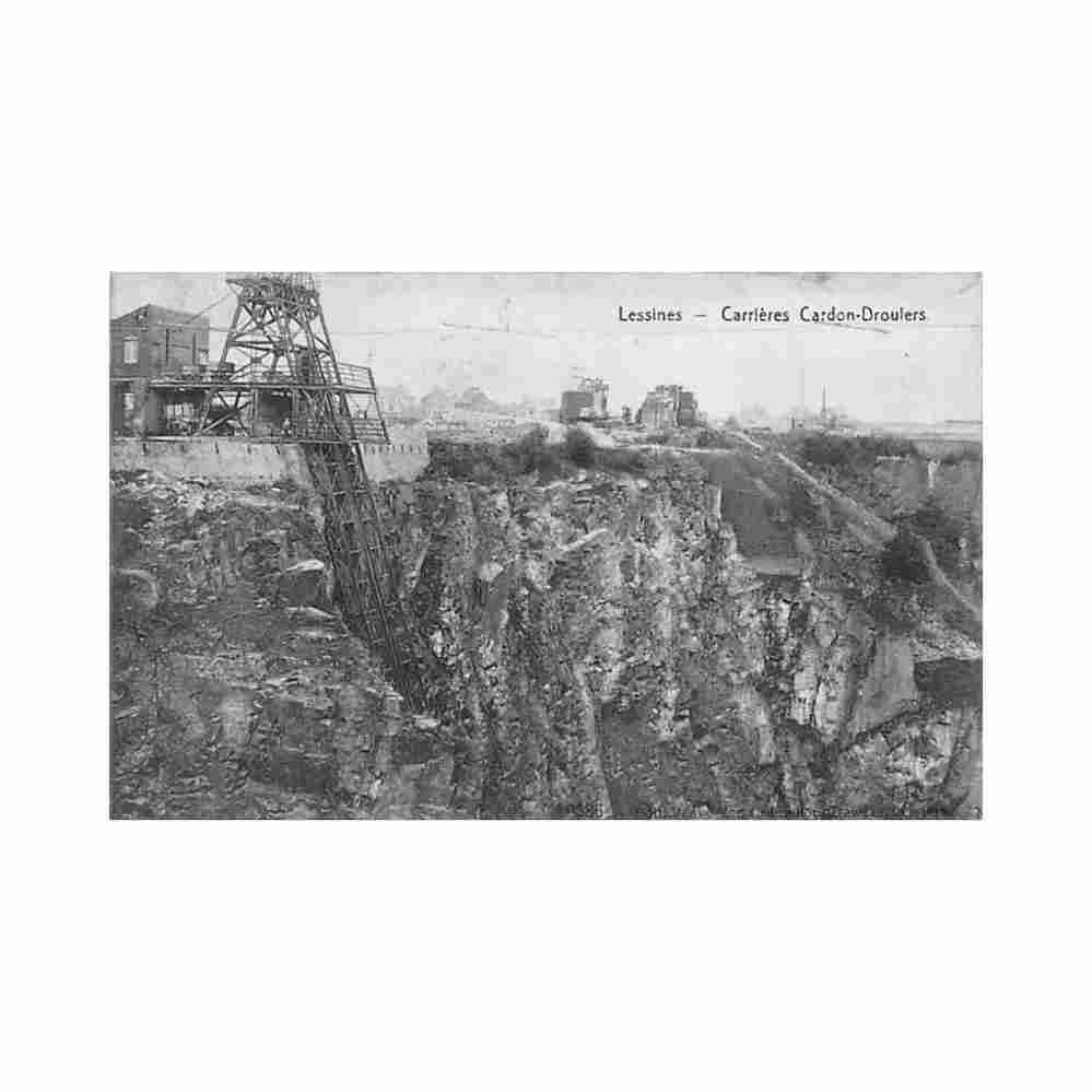 belgique lessines hainaut carrieres cardon droulers Vintage A4 Photo Print