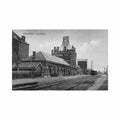 belgique lessines hainaut la gare Vintage A4 Photo Print
