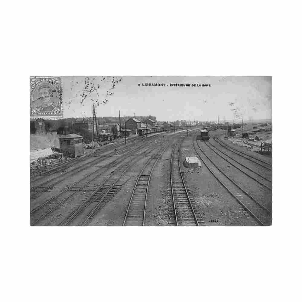 belgique libramont prov lux interieur de la gare Vintage A4 Photo Print