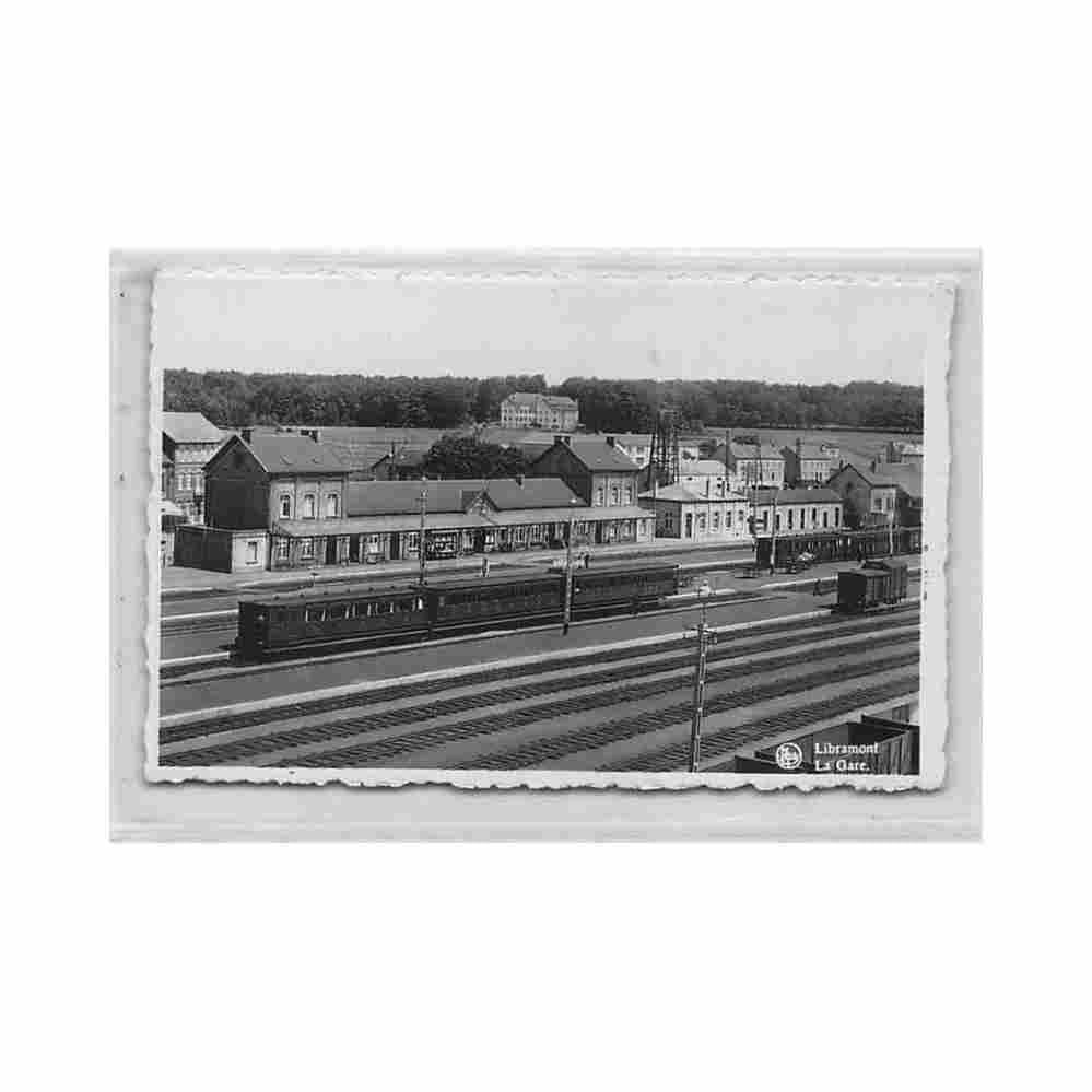 belgique libramont prov lux la gare Vintage A4 Photo Print