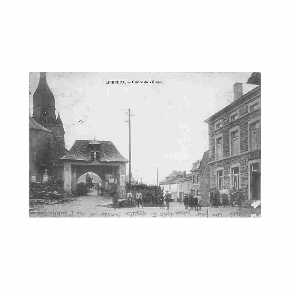 belgique lierneux liege centre du village hotel albert Vintage A4 Photo Print