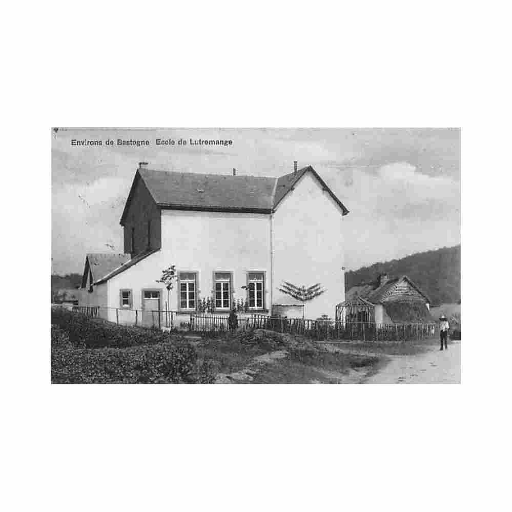 belgique lutremange prov lux l ecole Vintage A4 Photo Print