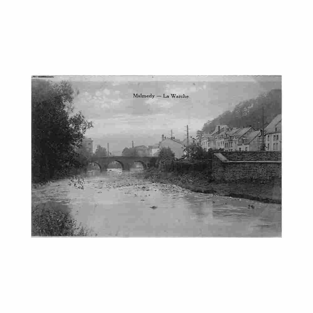 belgique malmedy liege la warche Vintage A4 Photo Print
