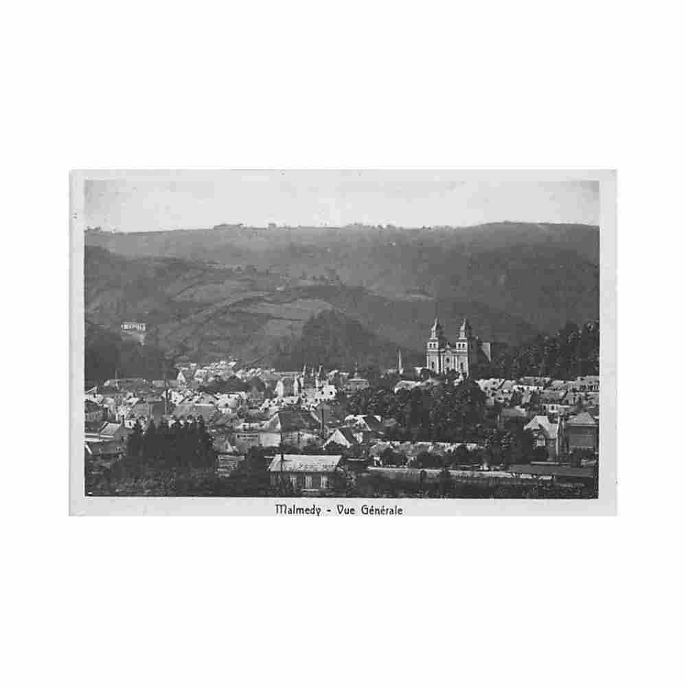 belgique malmedy liege vue generale ed xavier delputz Vintage A4 Photo Print