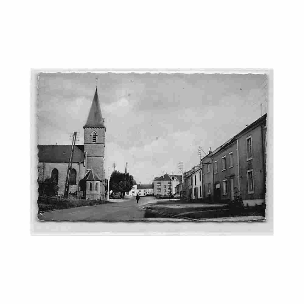 belgique marbehan prov lux rue de l eglise Vintage A4 Photo Print
