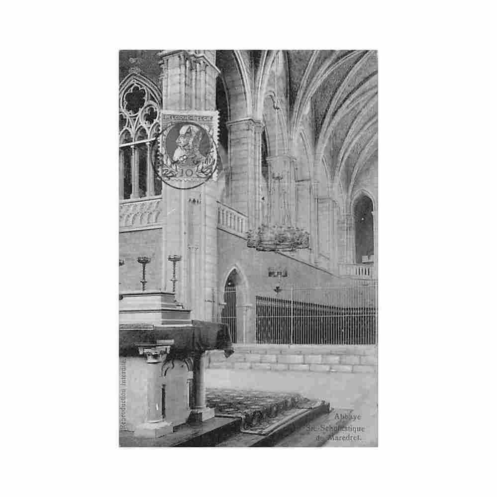 belgique maredret namur abbaye sainte scholastique Vintage A4 Photo Print
