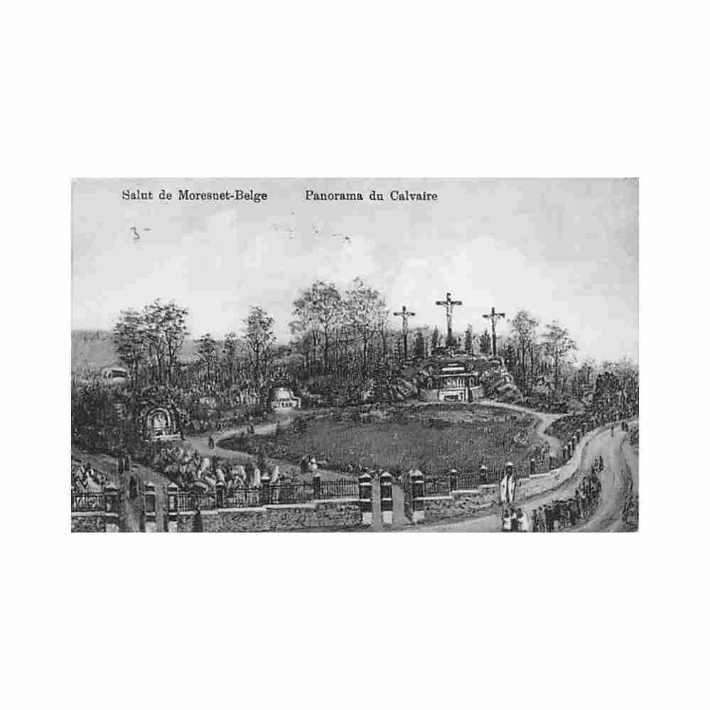 belgique moresnet belge liege panorama du calvaire Vintage A4 Photo Print