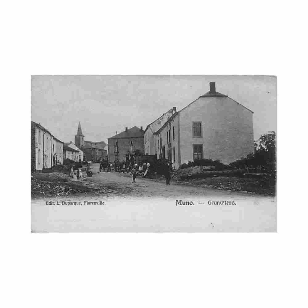belgique muno lux grand rue Vintage A4 Photo Print
