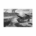 belgique namur bombardement en 1914 Vintage A4 Photo Print