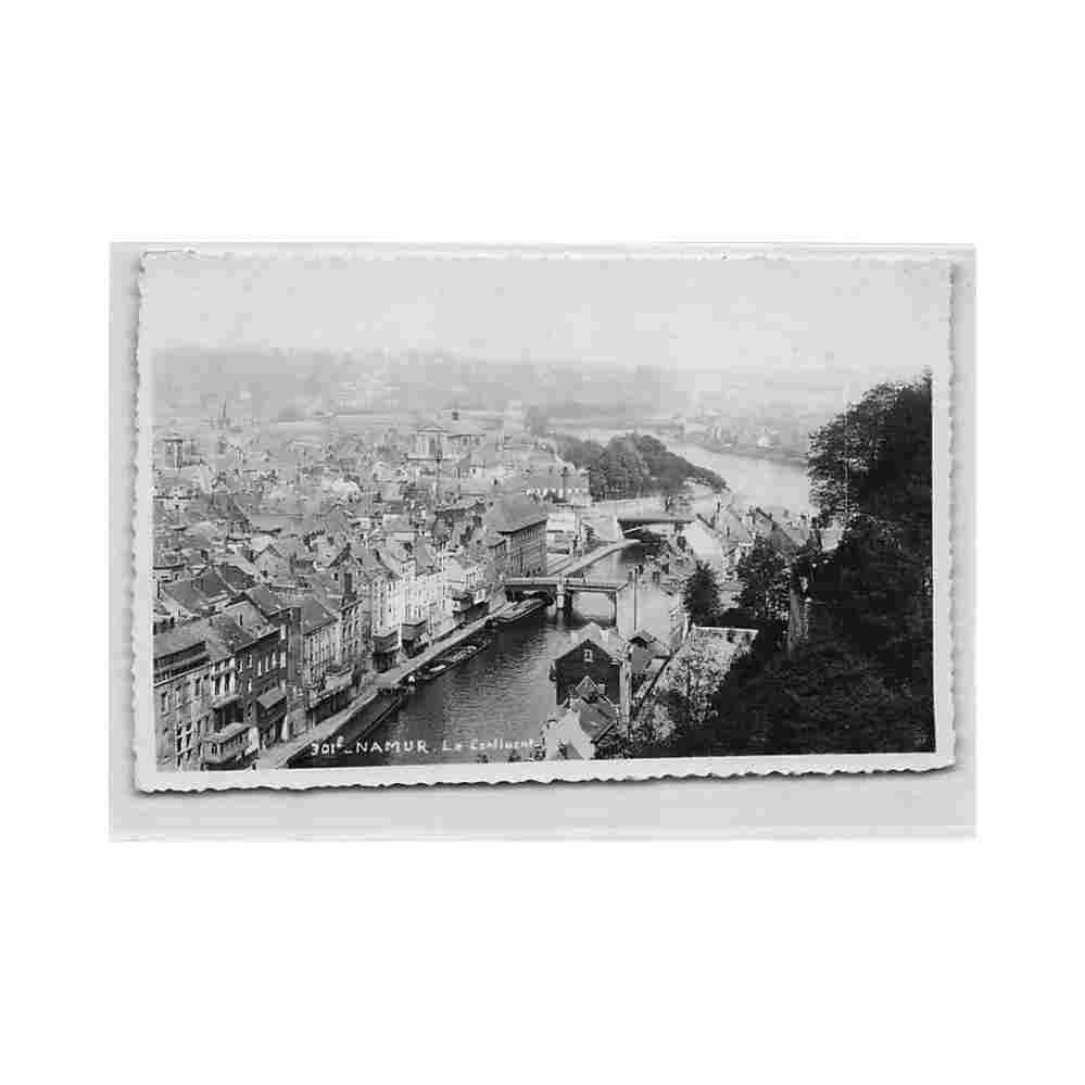 belgique namur le confluent carte ed mosa 301 Vintage A4 Photo Print