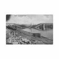 belgique namur pont du chemin de fer Vintage A4 Photo Print