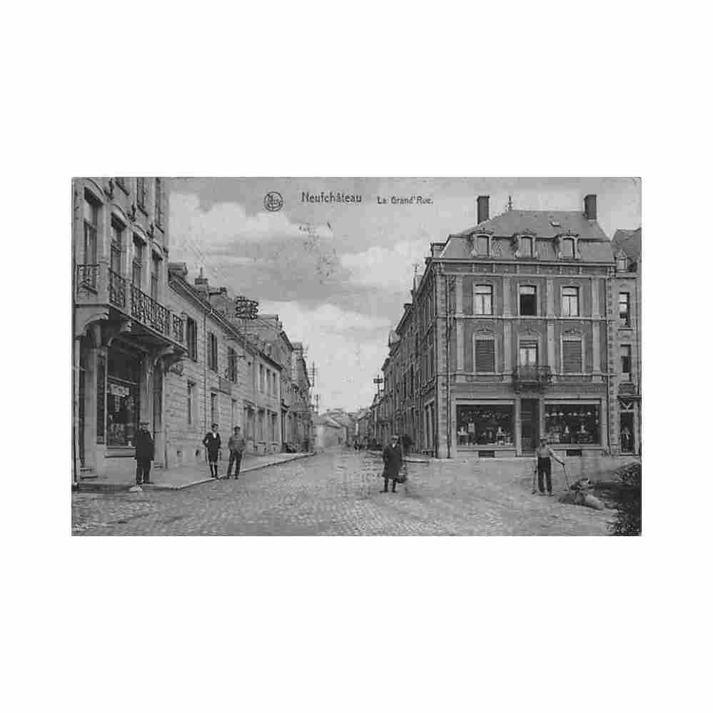 belgique neufchateau prov lux la grand rue Vintage A4 Photo Print