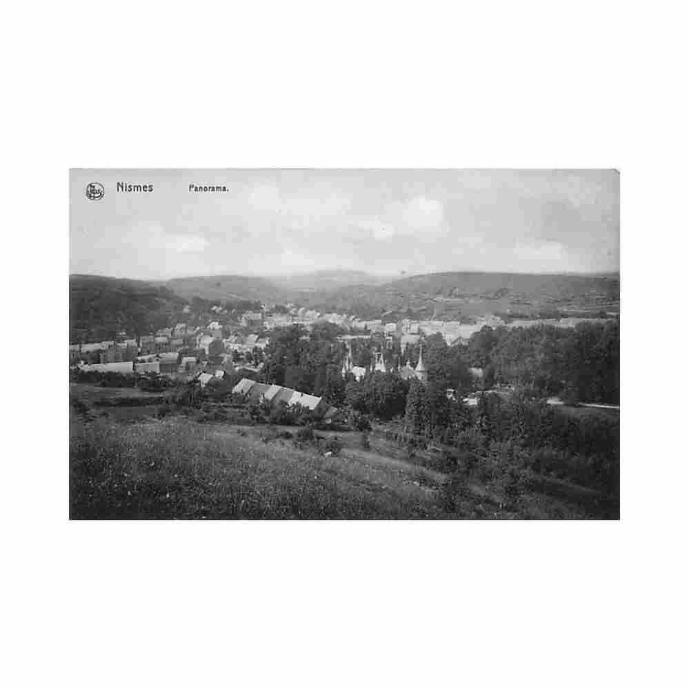 belgique nismes namur panorama Vintage A4 Photo Print