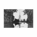 belgique nivelles br w parc et etang de la dodaine Vintage A4 Photo Print