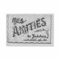 belgique nodebais br w mes amities de uitg vpp Vintage A4 Photo Print