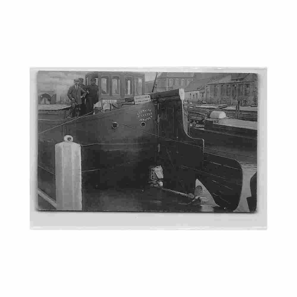 belgique peronnes lez antoing hainaut peniche germaine propulseur le pratique constructeur georges lefevbre ed r van Vintage A4 Photo Print