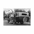 belgique perwez br w un bonjour de autocar immatricule 5757 rb1 Vintage A4 Photo Print