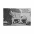 belgique plancenoit br w cafe restaurant victor hugo l bovri Vintage A4 Photo Print
