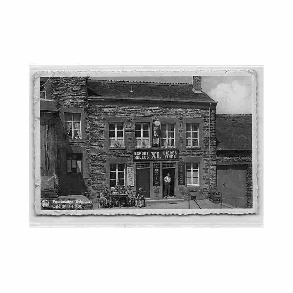 belgique pussemange namur cafe de la place Vintage A4 Photo Print