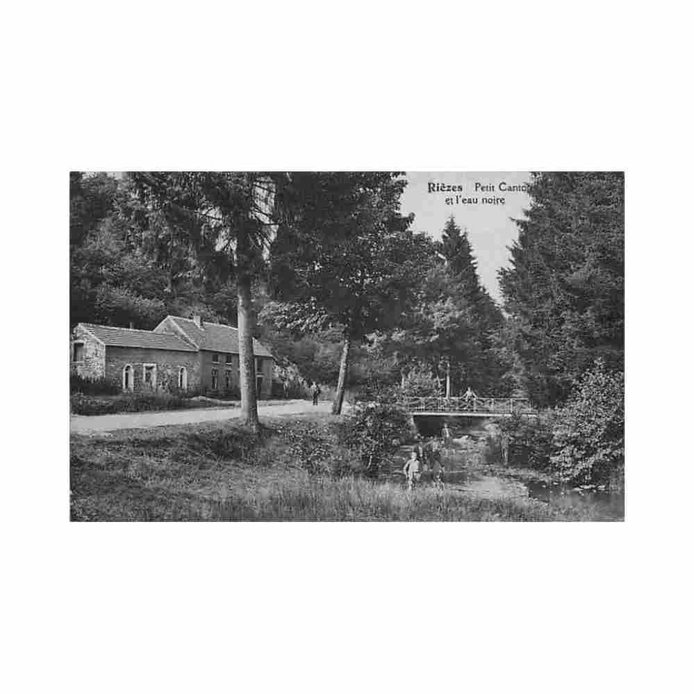 belgique riezes hainaut petit canton et l eau noire Vintage A4 Photo Print
