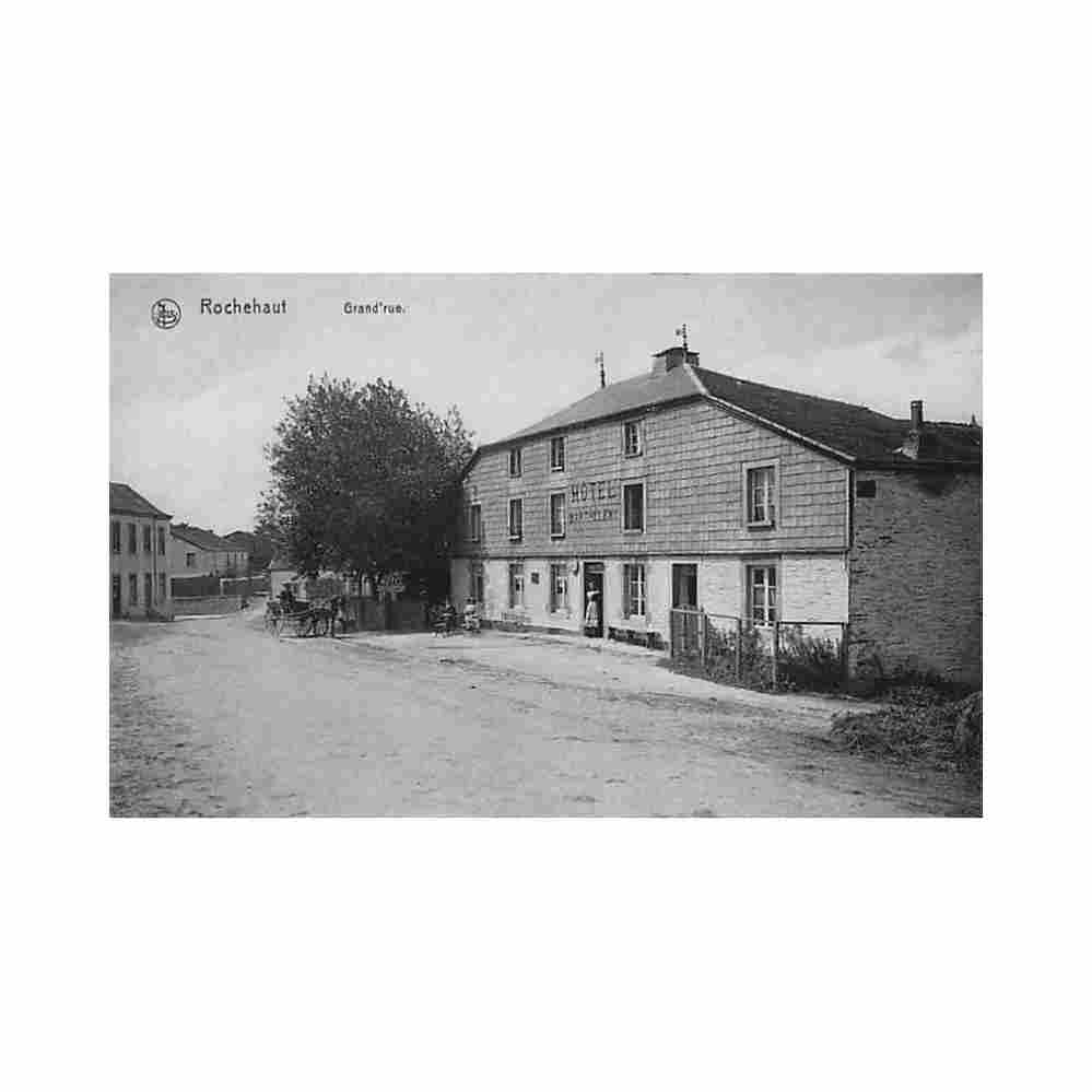belgique rochehaut lux grand rue hotel barthelemy Vintage A4 Photo Print