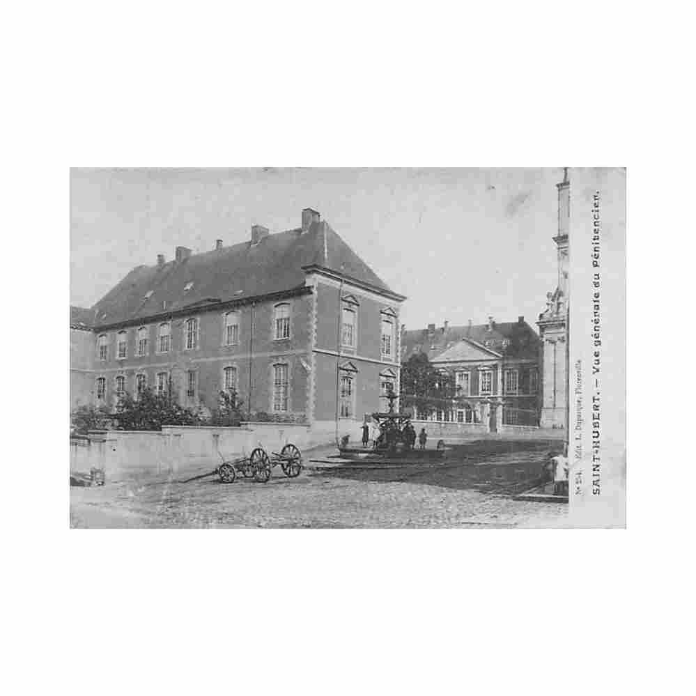 belgique saint hubert prov lux vue generale du penitencier Vintage A4 Photo Print