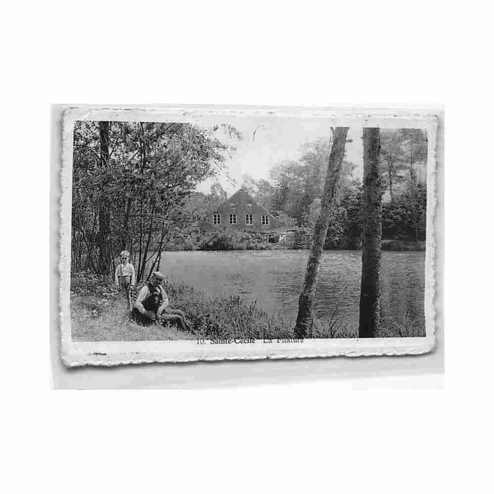 belgique sainte cecile prov lux la filature Vintage A4 Photo Print