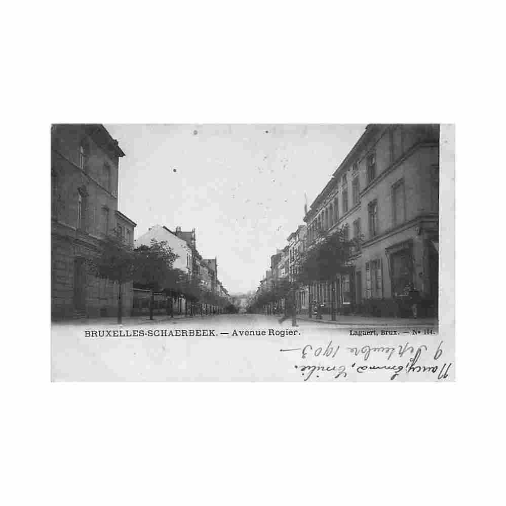 belgique schaerbeek brux cap avenue rogier ed lagaert 114 Vintage A4 Photo Print