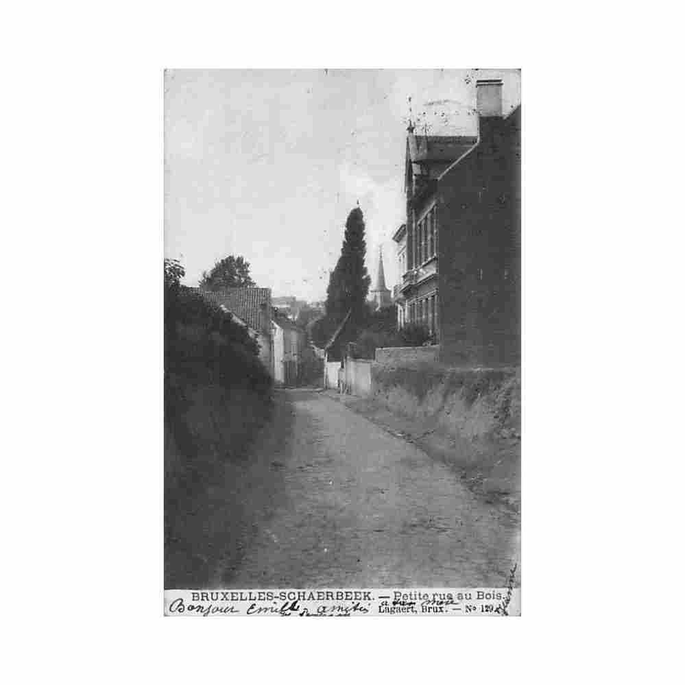 belgique schaerbeek brux cap petite rue au bois Vintage A4 Photo Print