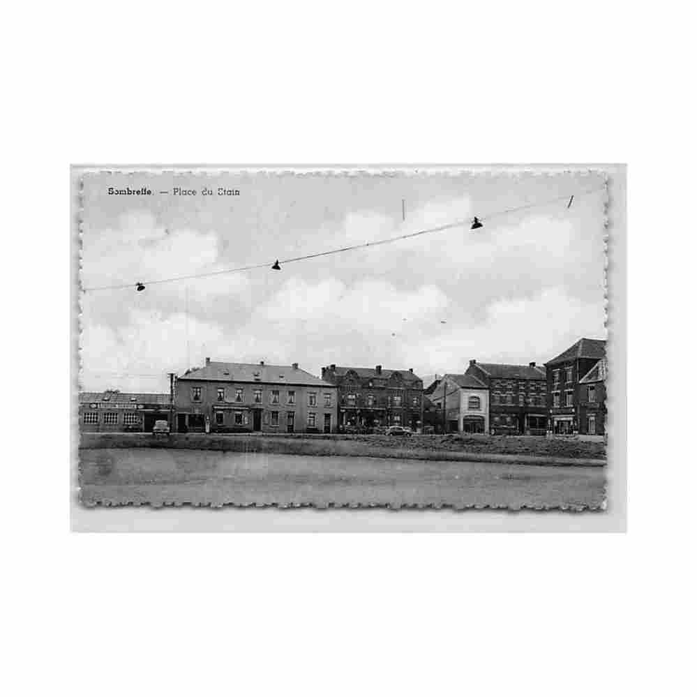 belgique sombreffe namur place du stain Vintage A4 Photo Print
