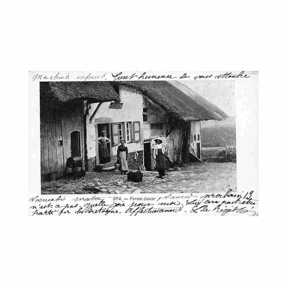belgique spa liege ferme jamar Vintage A4 Photo Print